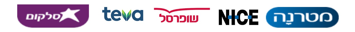 סלקום, Teva, שופרסל, NICE, מטרנה